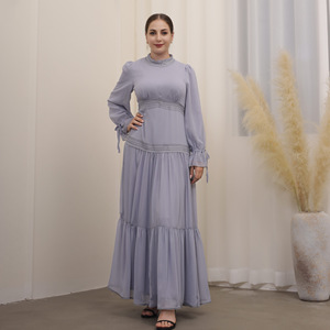 Manufacturer Islamic Clothing Muslim Women Long Dress Lady New <strong>Model</strong> <strong>Abaya</strong> in Dubai Plain <strong>Abaya</strong> Women - Product Image 6