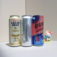 Aluminiumdosen-Hersteller in China 500ml Leere Ringpull-Aluminiumdosen für Weißbier Getränkeverpackung mit Dosendeckeln