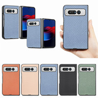 Coque de téléphone originale 2-en-1 Slim and Fit Fiber Pattern pour Google Pixel Fold PC Mobile Cover