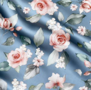 Chống rách, chống co ngót 100% polyester in vải bắt chước vải lụa cho trang phục - Product Image 2