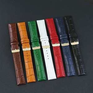 สายนาฬิกาหนังสัตว์แท้สำหรับผู้ชายและผู้หญิงสายหนังแท้สำหรับเปลี่ยนสร้อยข้อมือ - Product Image 2