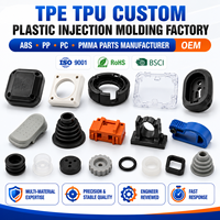 Usine de moulage par injection plastique sur mesure TPE TPU, fabricant de pièces en ABS PP PC PMMA, OEM certifié ISO9001 RoHS BSCI