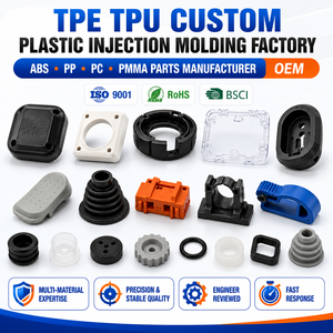 โรงงานผลิตแม่พิมพ์ฉีดพลาสติก TPE TPU ตามสั่ง ผู้ผลิตชิ้นส่วน ABS PP PC PMMA รับผลิตแบบ OEM ได้รับการรับรองมาตรฐาน ISO9001 RoHS BSCI - Product Image 1