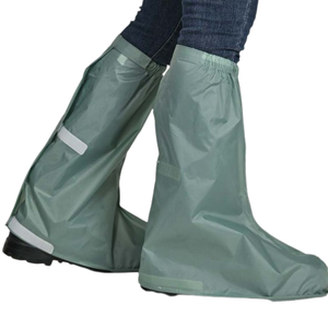 Vêtements de pluie noirs avec fermeture à glissière réfléchissante antidérapante, imperméables et durables, pour l'été et l'hiver - Product Image 1