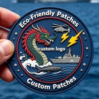 Patch en PVC souple 3D gaufré personnalisé de haute qualité avec logo, lavable, avec boucle auto-agrippante pour uniformes, vêtements, étiquettes, sacs, forme étoile