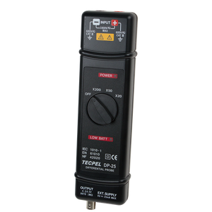 หัววัดพลาสติกแบบดิฟเฟอเรนเชียล TECPEL DP-25 สำหรับออสซิลโลสโคป 25MHz - Product Image 4