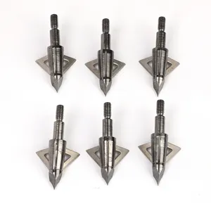 Punte per Frecce da Tiro con l'Arco 100 Grani 125 Grani con 3 Lame, Punte Broadhead per <span class=keywords><strong>Caccia</strong></span>, Punte a Vite per Frecce - Product Image 3