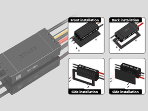 Moteur sans balais U80 5-14S 80A 90g IP67, fonctions de protection multiples, contrôleur de vitesse étanche pour drone agricole FPV Rc - Product Image 3