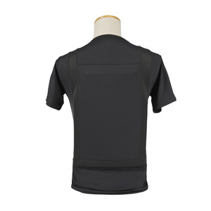 PE Koruyucu Yumuşak Panelli Test Edilmiş VIP Güvenlik Görevlisi Gizli Taktik Tişörtü - Product Image 6