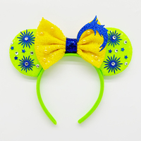 Bando Telinga Tikus Mini Emotion, Bando Telinga Tikus Payet Untuk Aksesoris Cosplay Dekorasi Pesta Mh030