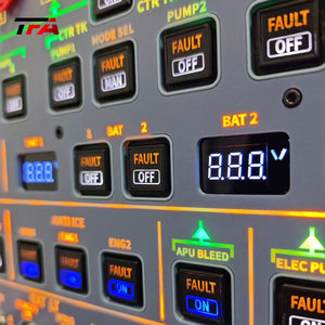 Consola de Simulador de Vuelo de Panel Superior de Tamaño Completo, Dispositivos de Entrenamiento de Aviación, Panel de Simulador de Vuelo, Accesorios para Simuladores de Vuelo - Product Image 4