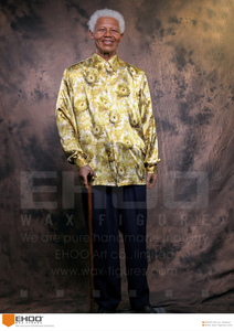 Statua in Cera di Silicone a Grandezza Naturale di Mandela, <span class=keywords><strong>Politico</strong></span> Africano, Realizzata su Misura - Product Image 3