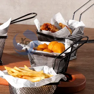 Xingpai cesta de aço inoxidável, fritar, francês, basquete, batatas fritas, chip de espera
