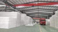 Maison pliable facile à installer avec structure en acier, maison conteneur pliable en kit pour les situations d'urgence