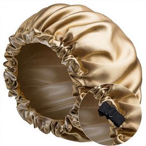 Eye <b>Mask</b> Kit Double Layer Adjustable Elastic Knit Silk Breathable Solid Color Hair Care Supplies Shower Cap - Product Image 1