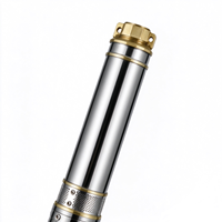 Pompe submersible pour puits profond de 8 mètres cubes par heure, haute pression, en acier inoxydable, pour projet d'eau potable