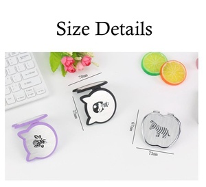 Tùy Chỉnh Nhôm Vòng Túi Gương Cổ Giá Rẻ Gấp Túi Gương Ma Thuật Vanity Gương - Product Image 6