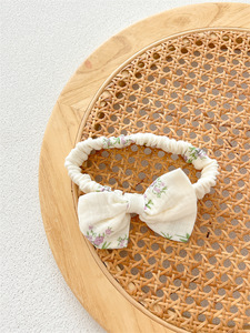 Nuova Collezione Estate 2026: Tutina LangAI per Neonata con Stampa Floreale, <span class=keywords><strong>100</strong></span>% Cotone Pettinato, Chiusura con Bottoni e Fascia per Capelli, per Bambine - Product Image 5