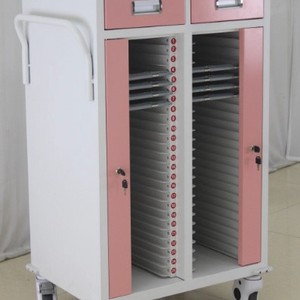 Carros de Archivo Médico para Hospitales, Carros de Acero Inoxidable y ABS Reforzado con Clips para Salones de Belleza - Product Image 2