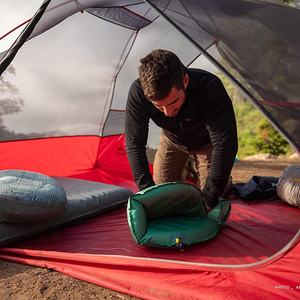 IRONDONKEY Wholesale TPU Inflatable Mat Outdoor <strong>Travel</strong> Mountaineering Backpack Hiking Moisture Proof Tent Diamond Sleep Mat - Product Image 1