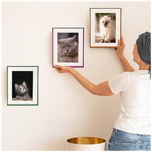 Marcos de Fotos Acrílicos Flotantes para Montar <span class=keywords><strong>en</strong></span> la Pared o Apoyar sobre una Mesa, Marcos Magnéticos Decorativos para Fotos, Marco Colgante de Neón - Product Image 5