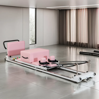 Hochwertiger Fabrik preis Tragbarer faltbarer Pilates-Bett Kompakter klappbarer Pilates-Reformer