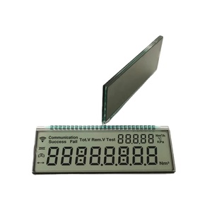Affichage LCD à segments positifs réfléchissants à 8 chiffres et 26 broches, personnalisé, directement de l'usine OEM ODM, pour compteur - Product Image 2