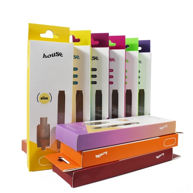 High Quality Cart Packaging 1g 2g Cartridge Cart Battery Pens 7g 9g Concentrate Box Packaging Cardboard Paper