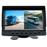 Système de caméra de recul haute qualité 1080P 7 pouces avec écran tactile, caméras AHD 1080P, enregistreur DVR, double caméra pour camping-car/camion/bus