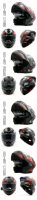 Casque de moto intégral rétro homologué DOT pour hommes et femmes, chaud pour l'hiver, utilisation pour vélo électrique, double visière, boucle à dégagement rapide, élégant