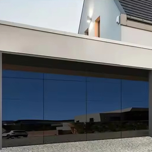 Vente directe d'usine, porte de <span class=keywords><strong>garage</strong></span> résidentielle en aluminium et verre, durable, imperméable et résistante au vent - Product Image 3