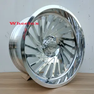 22x10 24x10 24x12 24x14 26x12 26x14 26x16 30x16 tempa T6061 truk olahraga Offroad 4X4 roda aluminium untuk truk pribadi