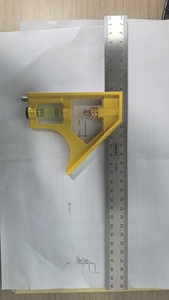 Ajustable vuông 12 "hội thảo phần cứng góc Mức độ tinh thần tùy chỉnh DIY công cụ đo hỗ trợ OEM & ODM - Product Image 6