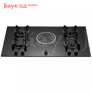 Cocina Hogar <span class=keywords><strong>Gas</strong></span> y estufa eléctrica Estufa de <span class=keywords><strong>gas</strong></span> eléctrica de 4 quemadores 4 quemadores Vidrio templado negro NG/LPG Cocina de <span class=keywords><strong>gas</strong></span> - Product Image 4