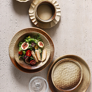 Service de table en céramique rétro avec bol, porcelaine haute température pour la maison, l'hôtellerie et la restauration - Product Image 5