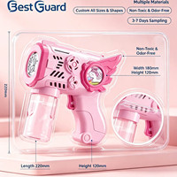 Confezione Blister Personalizzata per Giocattoli, Imballaggio Trasparente in PET per Set Regalo di Giocattoli Spara-Bolle per Bambini