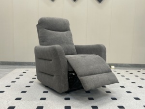 Sillón reclinable eléctrico de alta calidad para cine en casa, tapizado en tela, con función de masaje, individual, para sala de estar - Product Image 3