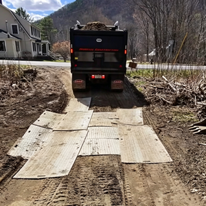 Tapis de sol robustes en HDPE, tapis d'accès pour la construction, tapis de route temporaires pour excavatrices, grues et véhicules - Product Image 3