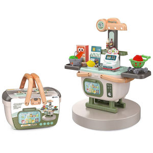 Ensemble de 41 jouets de supermarché avec panier, caisse enregistreuse, jeu de simulation, jeu de rôle, cadeau éducatif pour enfants, certifié EN71 - Product Image 6