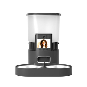 Comedero Inteligente para Mascotas con WiFi y Video de 5L, Cámara de Video HD LCD, Audio Bidireccional, Dispensador Automático de Comida para Perros y Gatos, Doble Recipiente, Aplicación Remota - Product Image 2