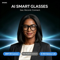 Lunettes Intelligentes IA Premium pour le Sport, Recharge Rapide, Contrôle Tactile Intelligent, Légères (35g), Audio Spatial, Nouveau Design, Meilleures Ventes, 8-10H de Musique