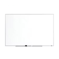 Tableau d'apprentissage magnétique blanc en mélamine pour salle de classe, mobilier pédagogique, tableau effaçable facilement avec aimants