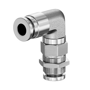 Conector Rápido para Manguera Neumática, Totalmente de Cobre Niquelado, Resistente a Altas Temperaturas/Presión y a la Corrosión, Piezas Neumáticas PLM6 - Product Image 1