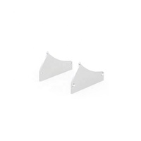 96.9x35.3MM pour barres de plafond, boîtier en Alu, canal d'extrusion, PC, PMMA, couverture, plâtre pour cloisons sèches, profilé en aluminium de gypse
