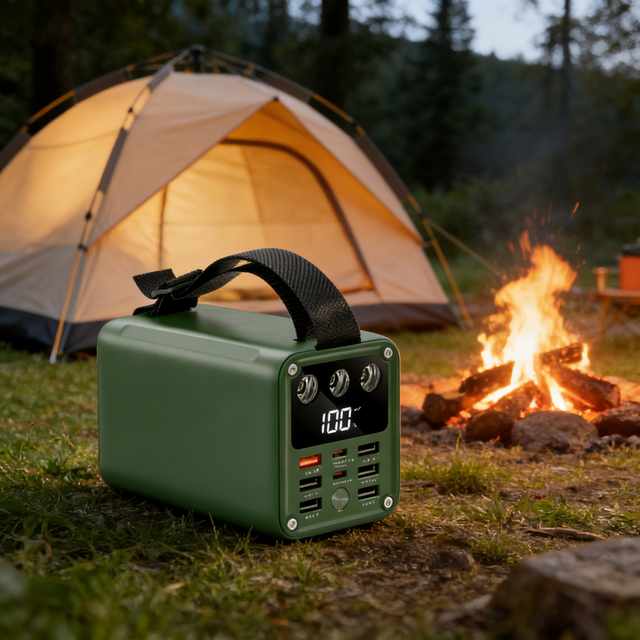 Large Capacity Power Bank 60000mAh 30W PD Fast Charging Built-in LED Camping Light Portable Charger for Outdoor Hiking Travel