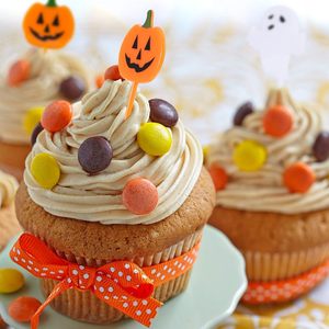 50 Palillos Decorativos para Cupcakes con Temática de Cumpleaños, Decoración para Pasteles, Palillos de Plástico con Forma de Fantasma para Halloween - Product Image 5