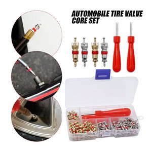 Kit de Válvulas para Neumáticos, 242 Piezas, Tamaño Estándar, Herramientas de Reparación de Válvulas sin Cámara de Cobre con Juego de Destornilladores - Product Image 3