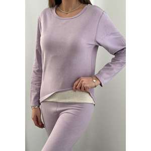 Conjunto Térmico de Doble Cara para Dormir, Color Lila, para Mujer, al por Mayor - Product Image 2