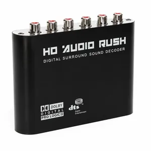Décodeur audio HD 5.1 canaux <span class=keywords><strong>SPDIF</strong></span> <span class=keywords><strong>coaxial</strong></span> <span class=keywords><strong>vers</strong></span> 6RCA DTS AC3, amplificateur numérique <span class=keywords><strong>optique</strong></span>, convertisseur analogique DAC, <span class=keywords><strong>adaptateur</strong></span> pour TV - Product Image 6