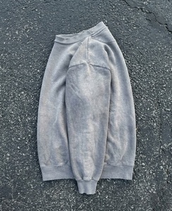 Suéter Gris para Hombre, Cuello Redondo, Manga Larga, Tejido de Punto, Color Sólido, Estilo Pullover - Product Image 2
